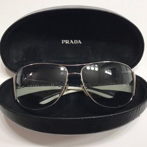 Prada wrap aviators from 2009. Authentic Prada.